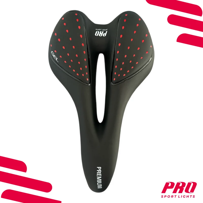 Pro Sport Lights Premium Royal Gel Fietszadel – Unisex, 27 × 16 cm