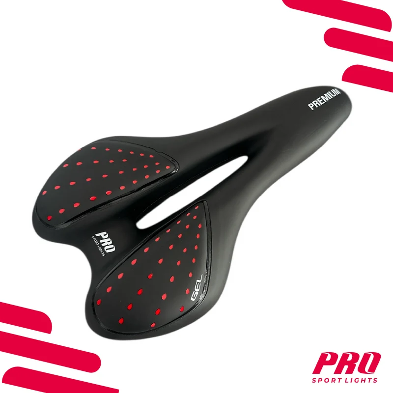 Pro Sport Lights Premium Royal Gel Fietszadel – Unisex, 27 × 16 cm