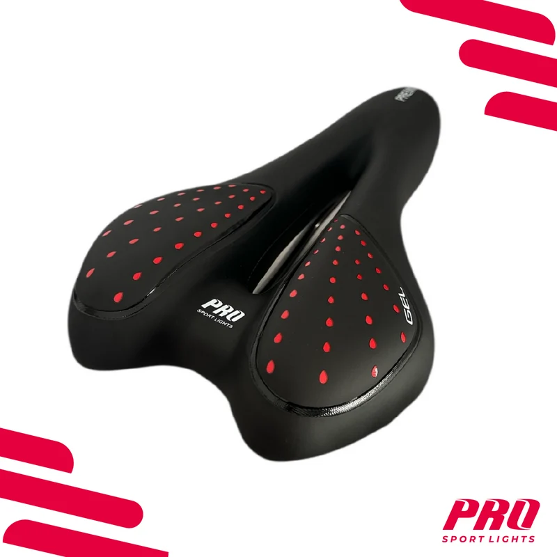 Pro Sport Lights Premium Royal Gel Fietszadel – Unisex, 27 × 16 cm