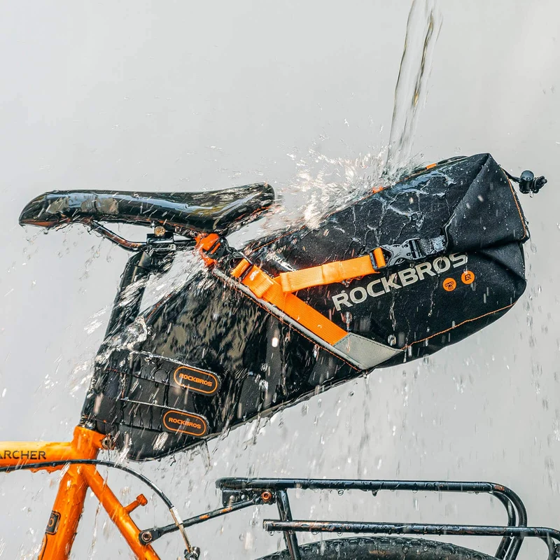 ROCKBROS Satteltasche wasserdichte Fahrradtasche für MTB Rennrad10L
