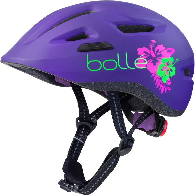 Bollé Fietshelm voor kinderen Stance Junior - Paars/Groen