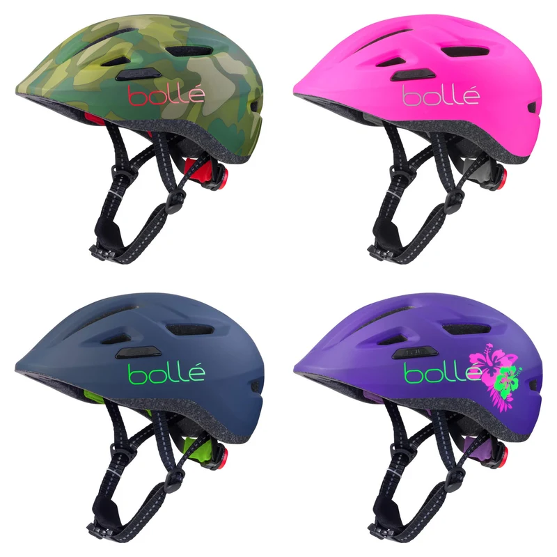 Bollé Fietshelm voor kinderen Stance Junior - Paars/Groen