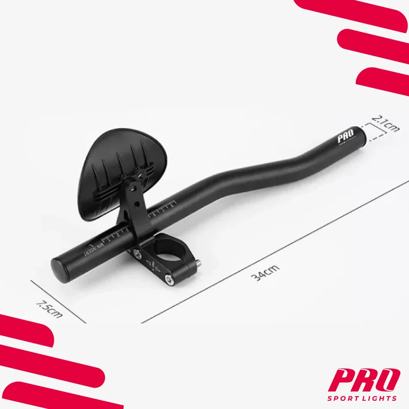 Pro Sport Lights Verstelbaar Triathlon Ligstuur – Aluminium – Zwart