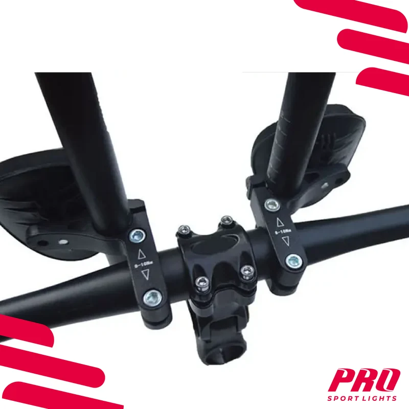 Pro Sport Lights Verstelbaar Triathlon Ligstuur – Aluminium – Zwart