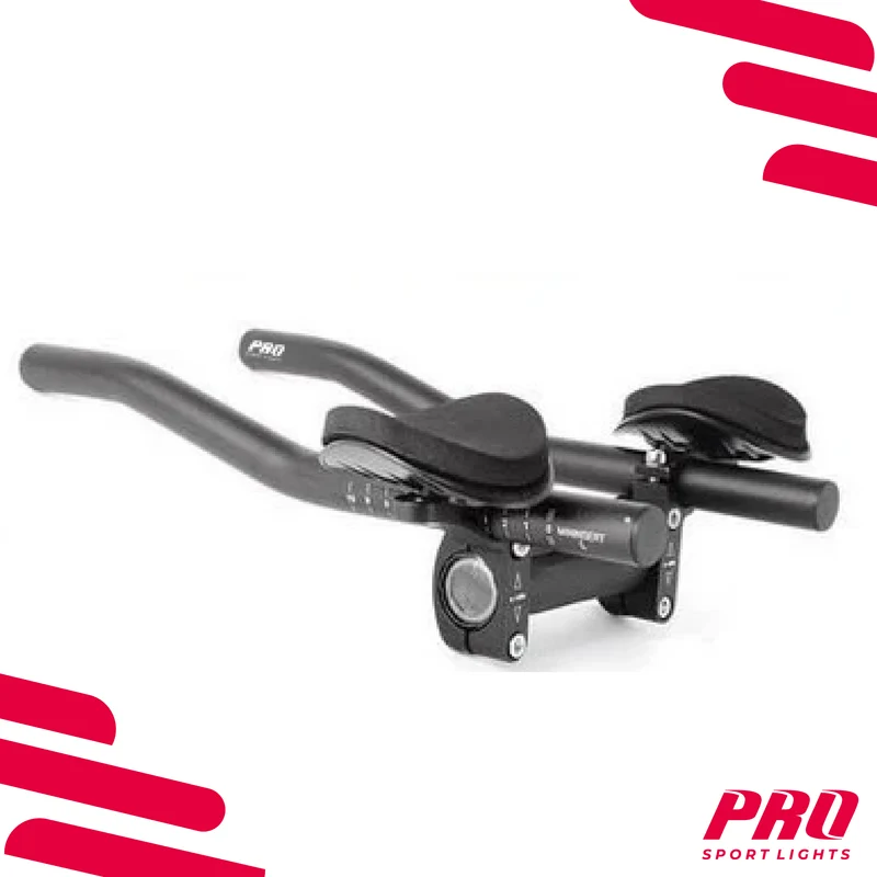 Pro Sport Lights Verstelbaar Triathlon Ligstuur – Aluminium – Zwart