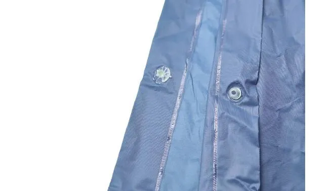 Regenponcho blauw 125x126cm - One Size