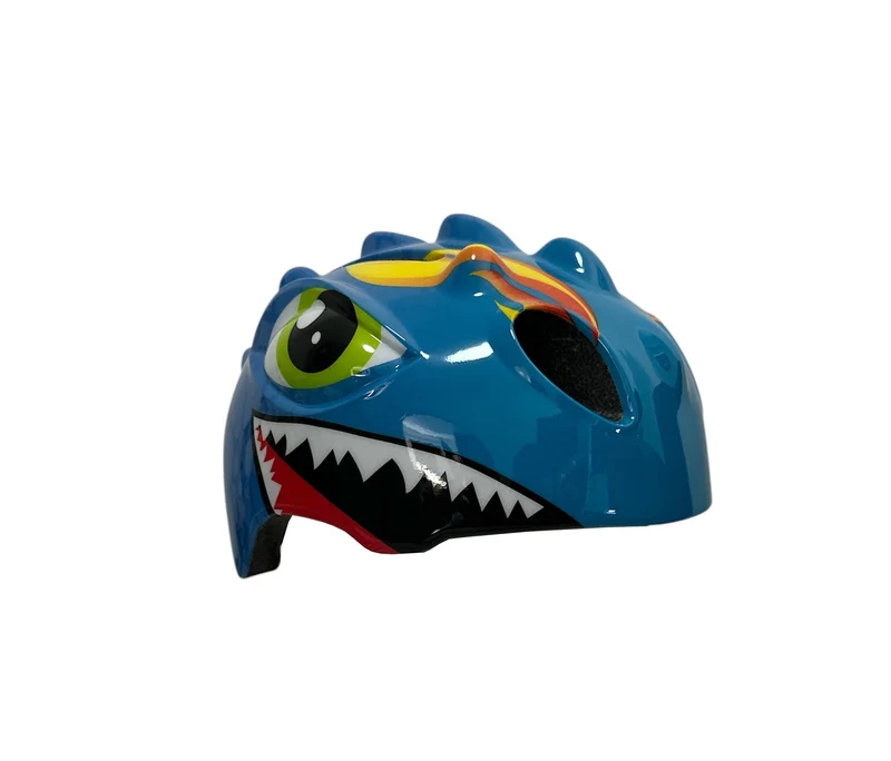 Fietshelm Kinderen jongens Blauw - Kinderhelm Dino XS 46/51cm