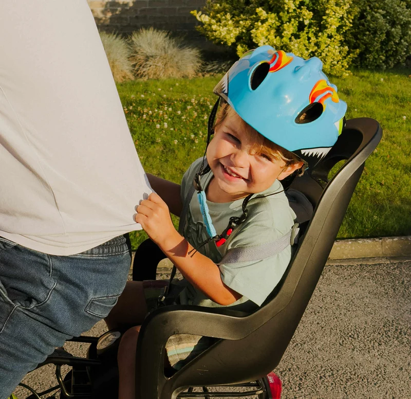 Fietshelm Kinderen jongens Blauw - Kinderhelm Dino XS 46/51cm