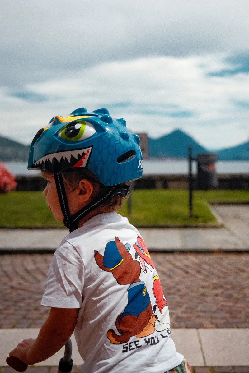 Fietshelm Kind Lichtgroen - Kinderhelm Dino XS 46/51cm Kinderfietshelm