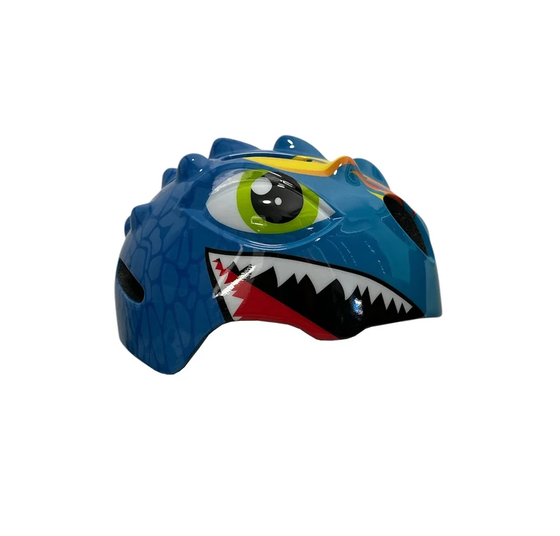 Fietshelm Kinderen jongens Blauw - Kinderhelm Dino XS 46/51cm