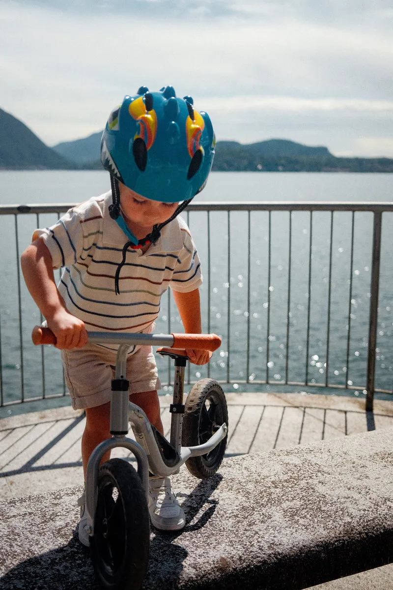 Fietshelm Kind Lichtgroen - Kinderhelm Dino XS 46/51cm Kinderfietshelm