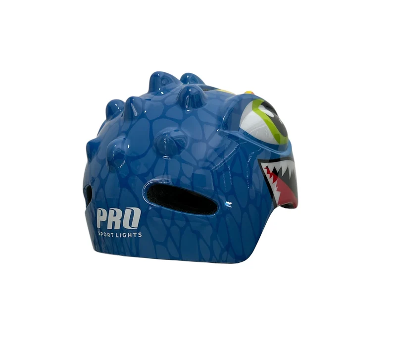 Fietshelm Kinderen jongens Blauw - Kinderhelm Dino XS 46/51cm