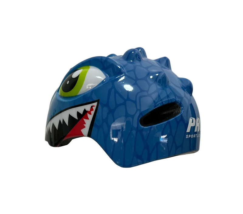 Fietshelm Kinderen jongens Blauw - Kinderhelm Dino XS 46/51cm
