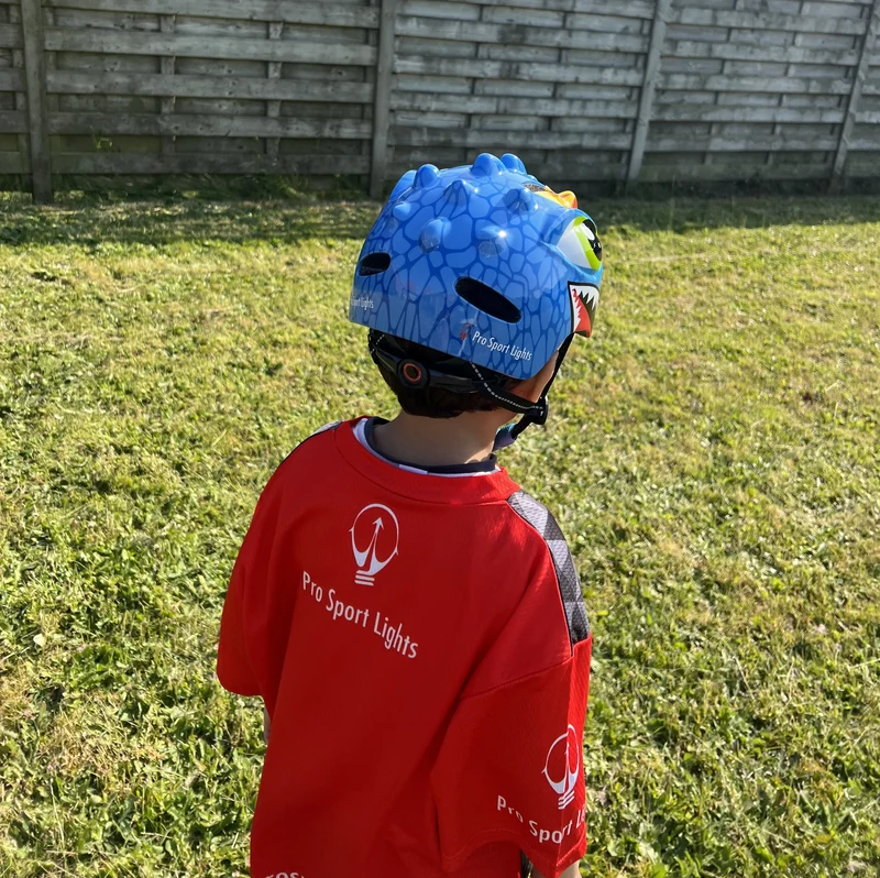 Fietshelm Kinderen jongens Blauw - Kinderhelm Dino XS 46/51cm