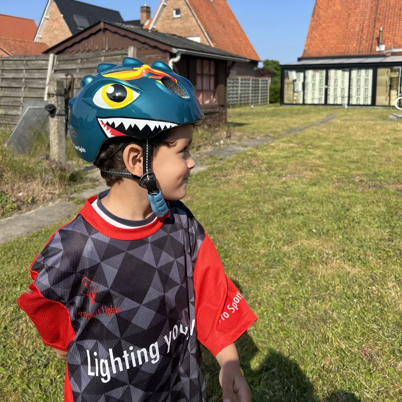 Fietshelm Kinderen jongens Groen - Kinderhelm Dino XS 46/51cm