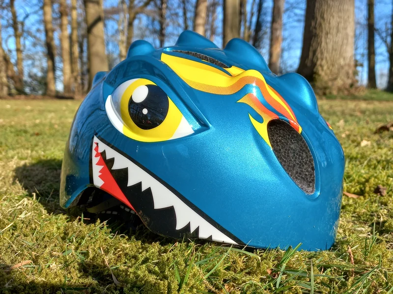 Fietshelm Kinderen jongens Groen - Kinderhelm Dino XS 46/51cm