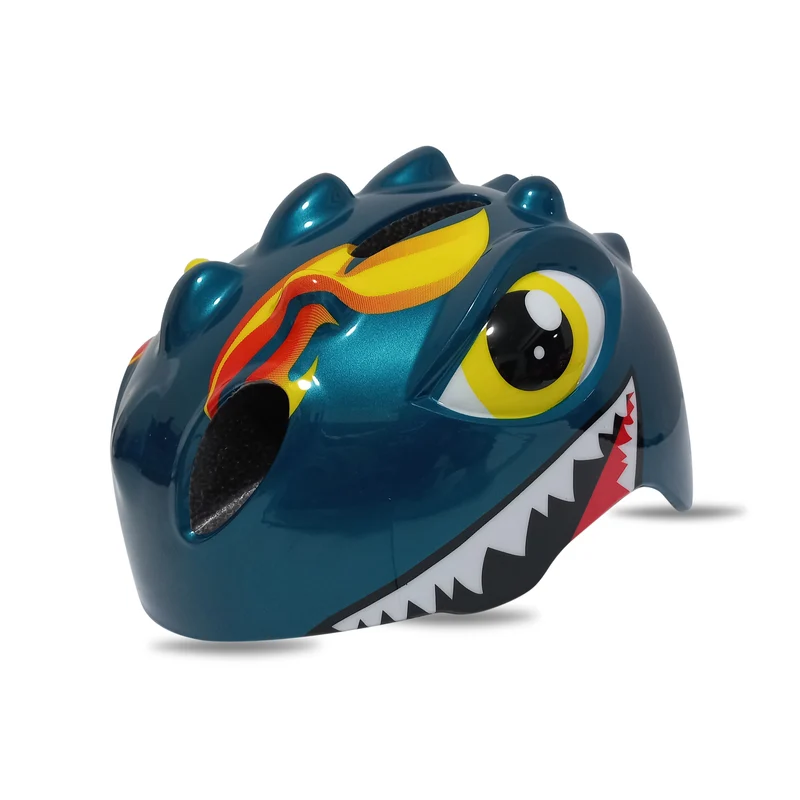 Fietshelm Kinderen jongens Groen - Kinderhelm Dino XS 46/51cm