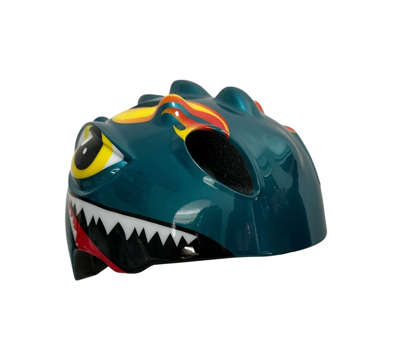 Fietshelm Kinderen jongens Groen - Kinderhelm Dino XS 46/51cm