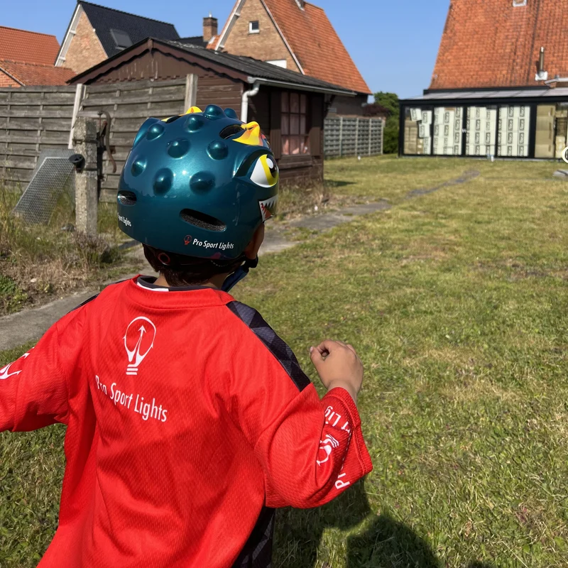 Fietshelm Kinderen jongens Groen - Kinderhelm Dino XS 46/51cm