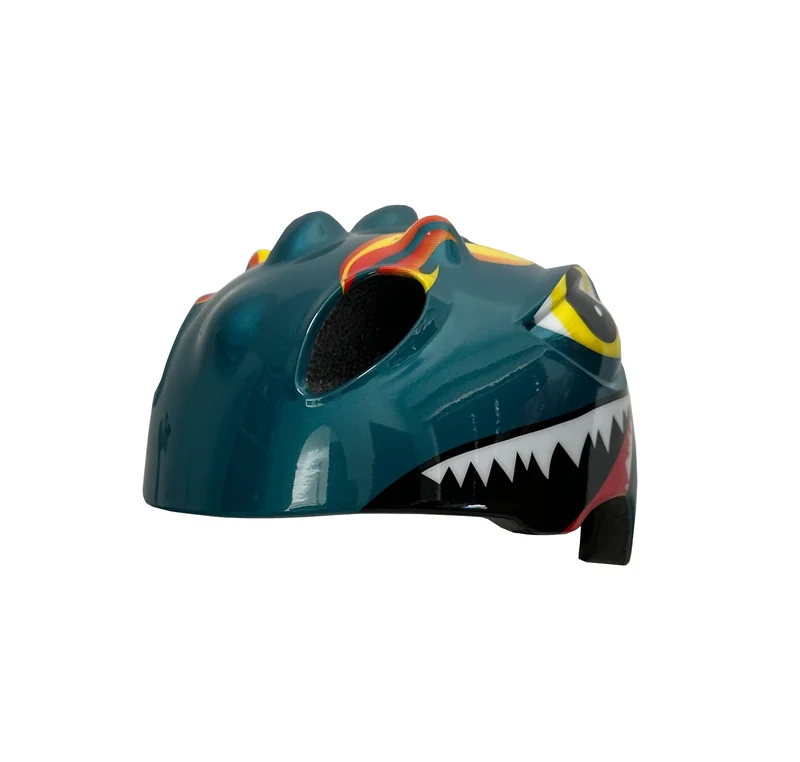 Fietshelm Kinderen jongens Groen - Kinderhelm Dino XS 46/51cm