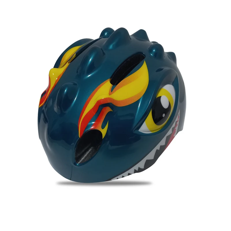 Fietshelm Kinderen jongens Groen - Kinderhelm Dino XS 46/51cm