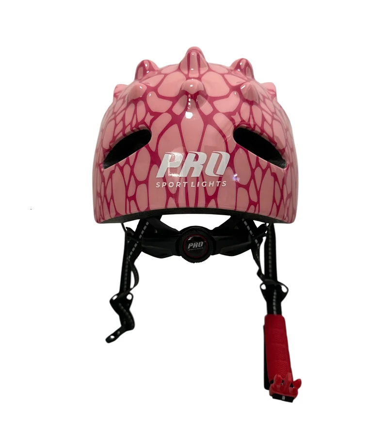Fietshelm Kind Meisjes Roze Helm Kinderen - Kinderhelm Dino XS 46/51cm