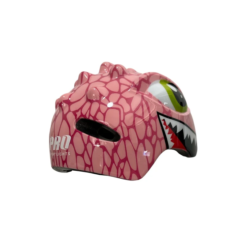 Fietshelm Kind Meisjes Roze Helm Kinderen - Kinderhelm Dino XS 46/51cm