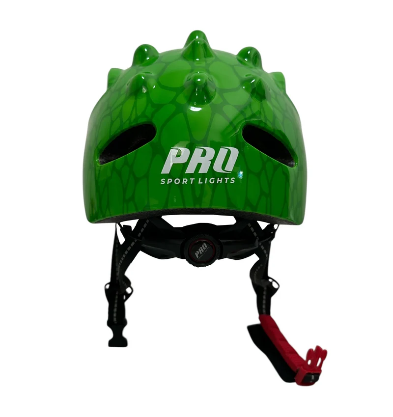 Fietshelm Kind Lichtgroen - Kinderhelm Dino XS 46/51cm Kinderfietshelm