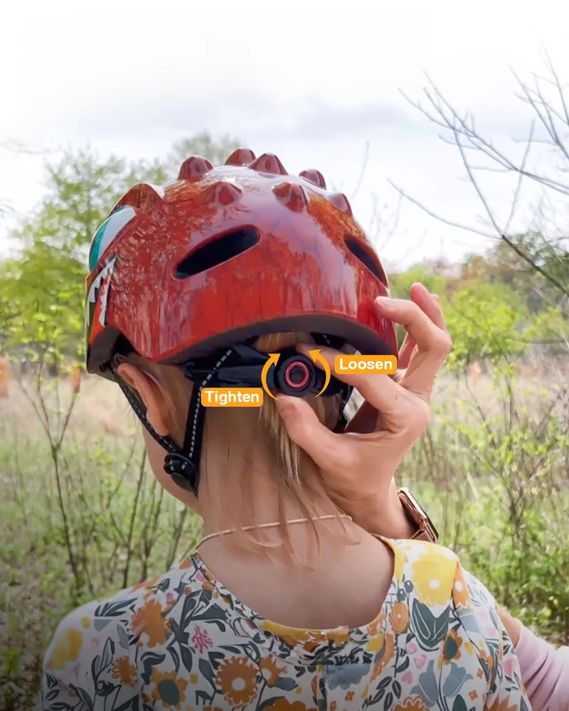 Fietshelm Kinderen - Kinderhelm Dino XS 46/51cm