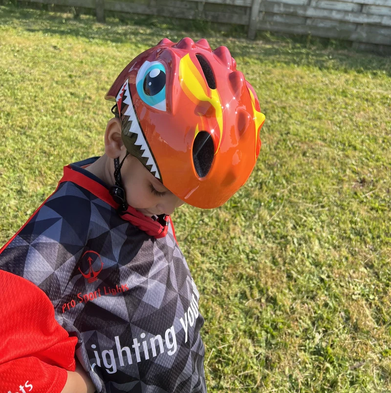 Fietshelm Kinderen - Kinderhelm Dino XS 46/51cm