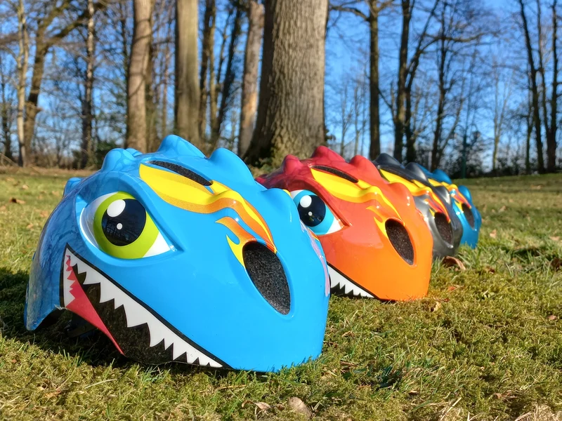 Fietshelm Kinderen - Kinderhelm Dino XS 46/51cm