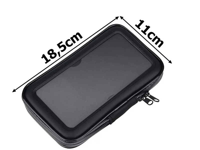 Telefoonhouder Fiets Waterdicht Zwart 360 Graden Draaibaar GSM Houder Motor