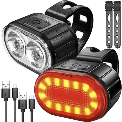 Fietsverlichting Set LED Voorlicht en Achterlicht