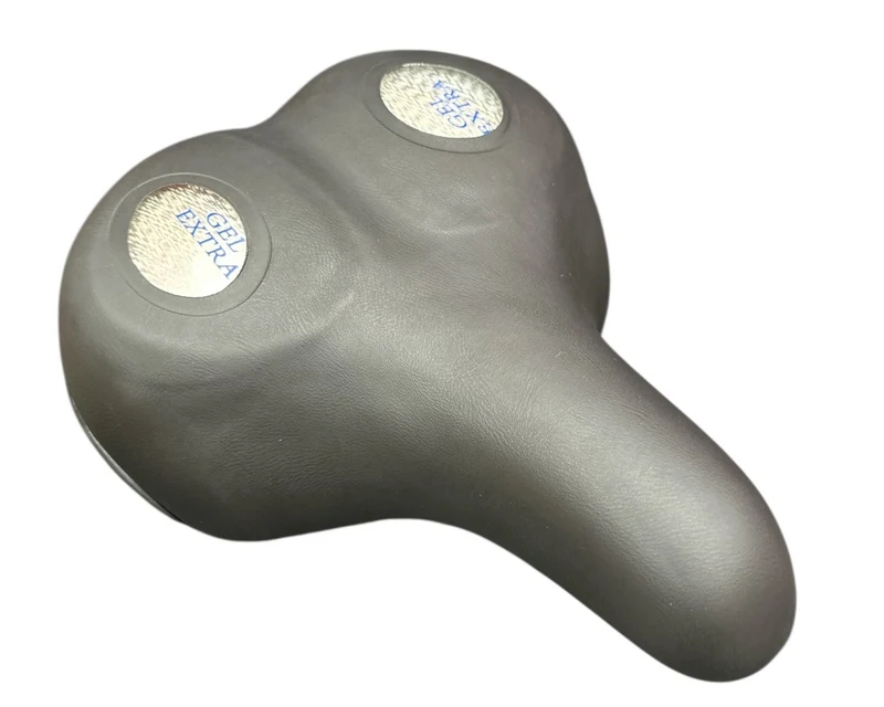 Fietszadel Dames/Heren Gelzadel Comfort Zwart
