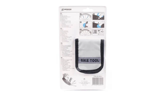 Benson Fiets Banden Reparatieset Met Tas - 17 delig