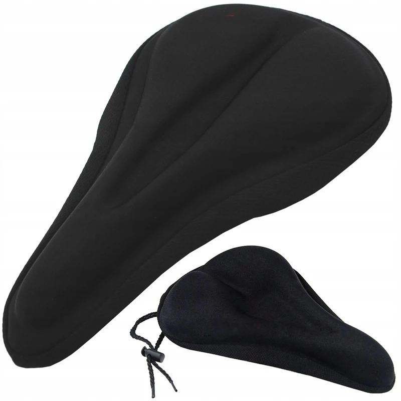 Zadelhoes Comfort Fiets - Gelkussen Zwart