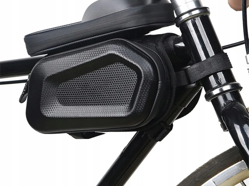 Stuurtas met Telefoonhouder 1,5 Liter Fietstas Zwart