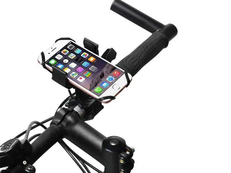 Telefoonhouder Fiets Zwart 360 Graden Verstelbaar GSM Houder Universeel