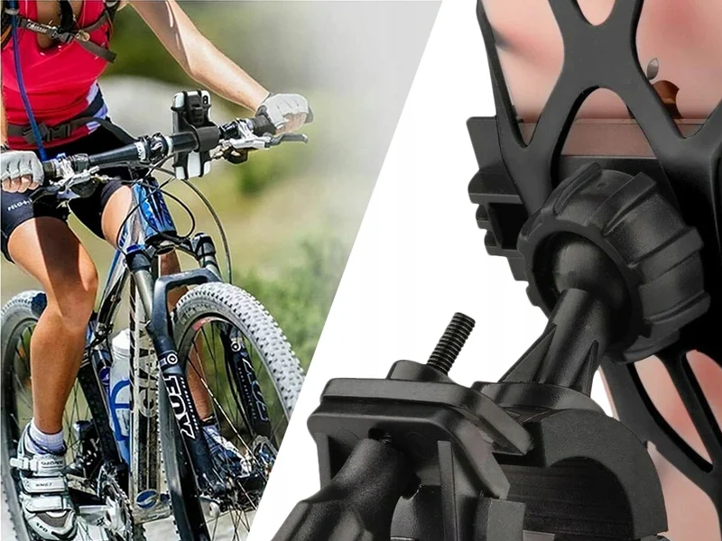 Telefoonhouder Fiets Zwart 360 Graden Verstelbaar GSM Houder Universeel