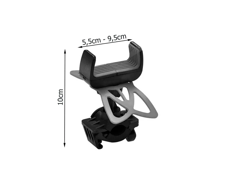 Telefoonhouder Fiets Zwart 360 Graden Verstelbaar GSM Houder Universeel
