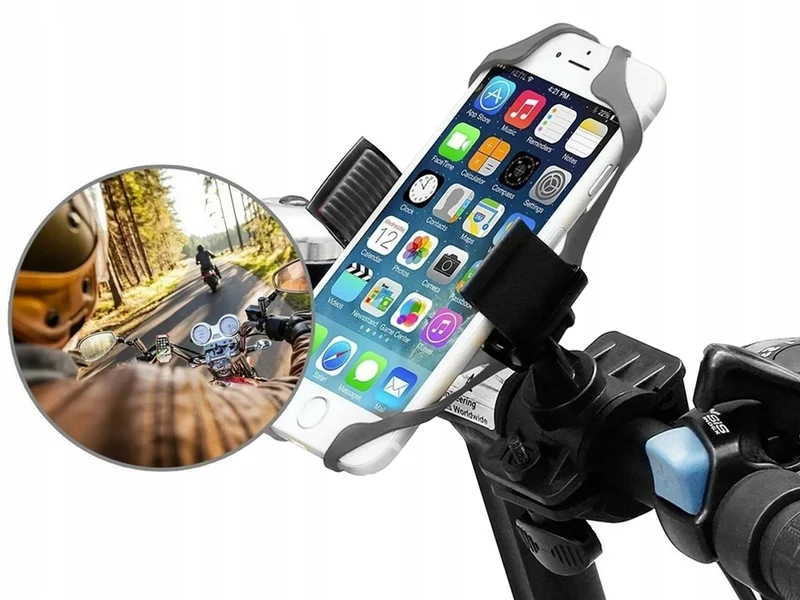 Telefoonhouder Fiets Zwart 360 Graden Verstelbaar GSM Houder Universeel