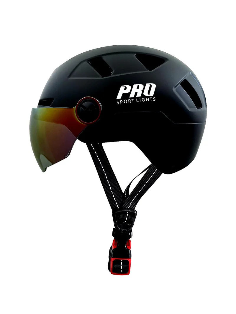 Pro Sport Lights Ice Helm Zwart NTA 8776 – 2 Vizieren & Oorwarmers