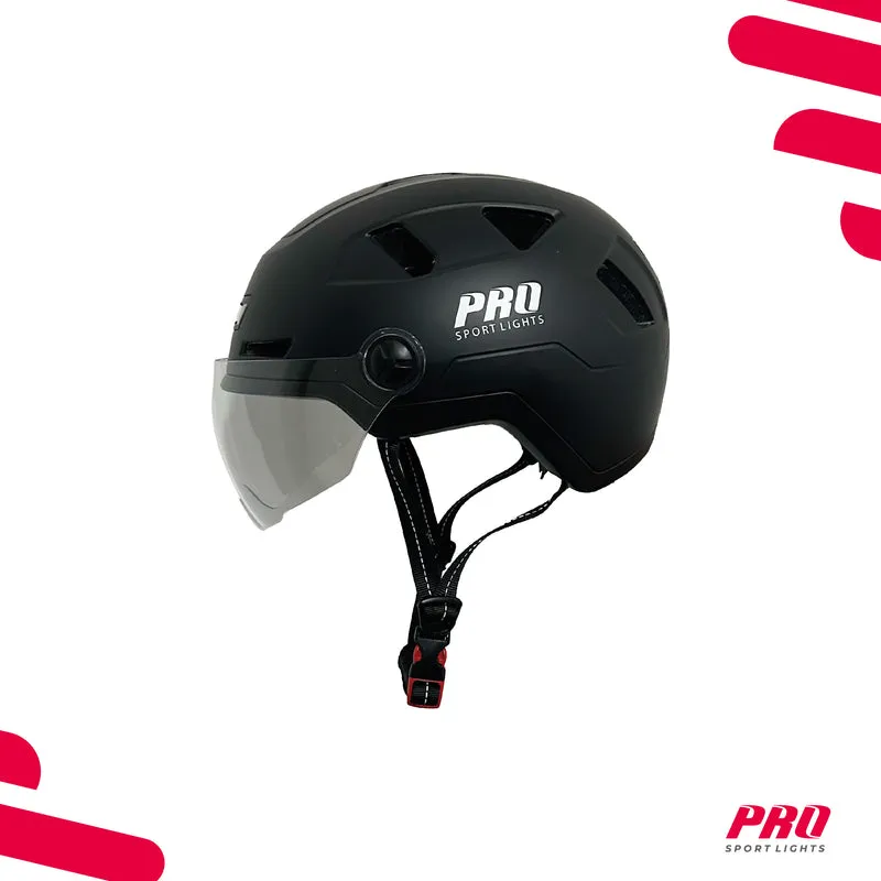 Pro Sport Lights Ice Helm Zwart NTA 8776 – 2 Vizieren & Oorwarmers