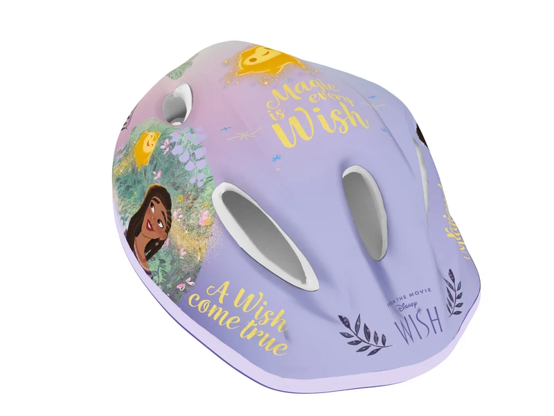 Fietshelm Meisjes Kinderen Disney Wish Kinderhelm Paars 52-56 cm