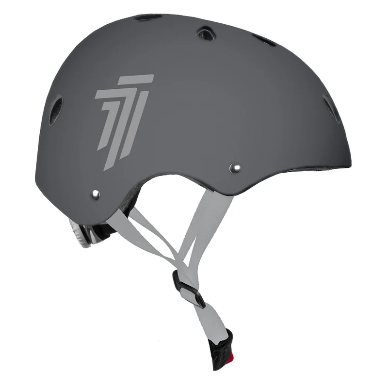 Fietshelm Kind Grijs Kinderhelm 52-56 cm Skate Step Fiets Kinderen