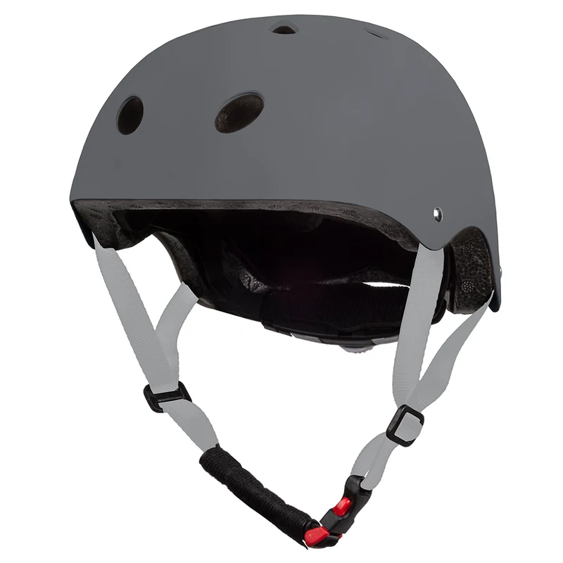 Fietshelm Kind Grijs Kinderhelm 52-56 cm Skate Step Fiets Kinderen