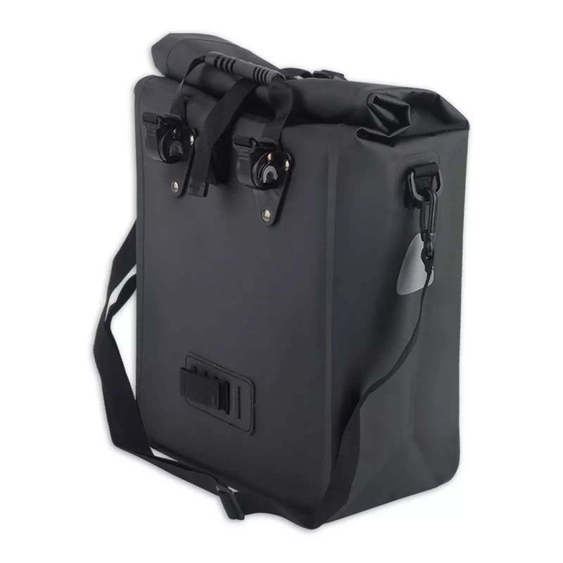 Enkele Fietstas Zwart - 21 Liter - Schouderband Tas Fiets