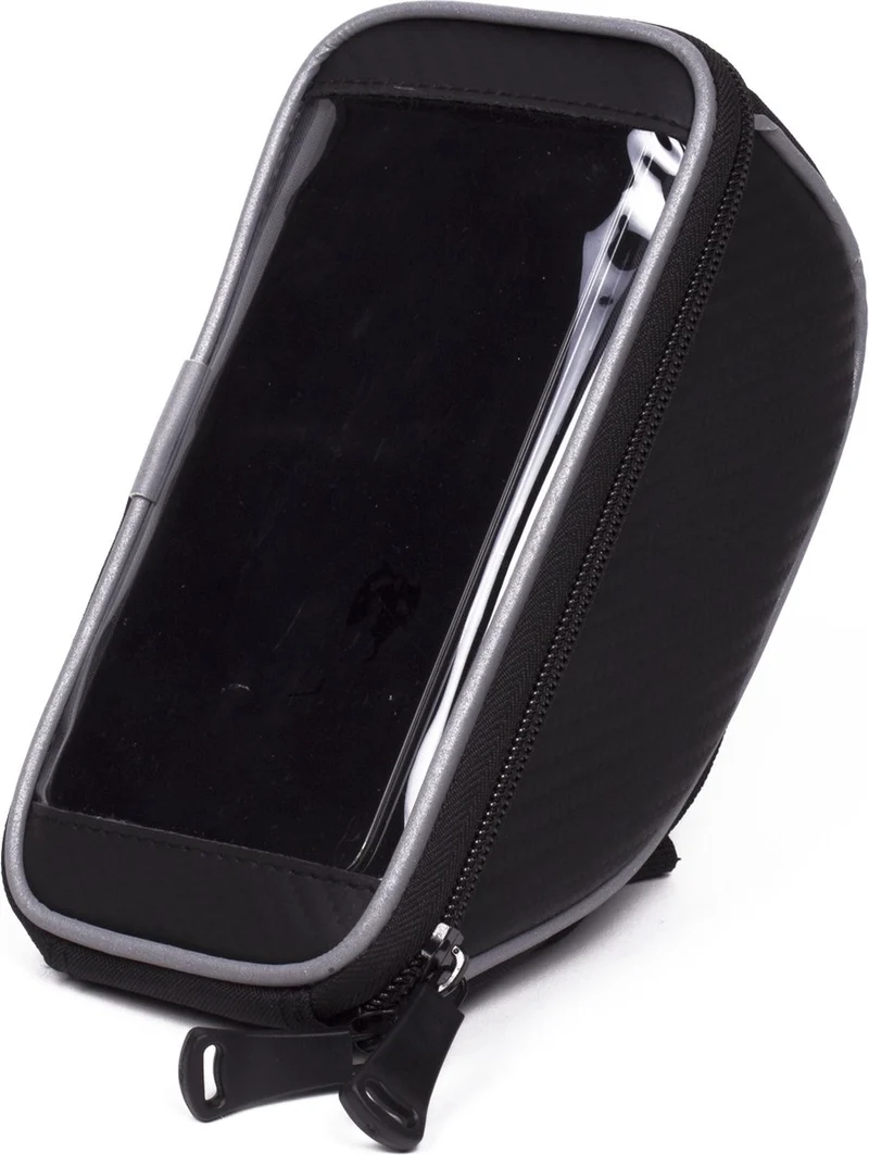 Benson Stuurtas Met Telefoonhouder Fiets Zwart