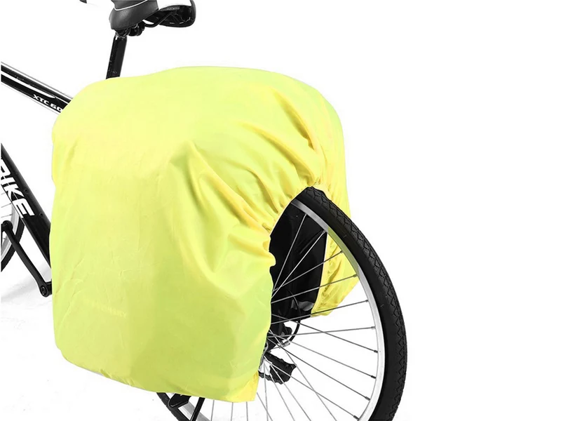 Fietstassen Dubbel XL 60 Liter Zwart Met Regenhoes
