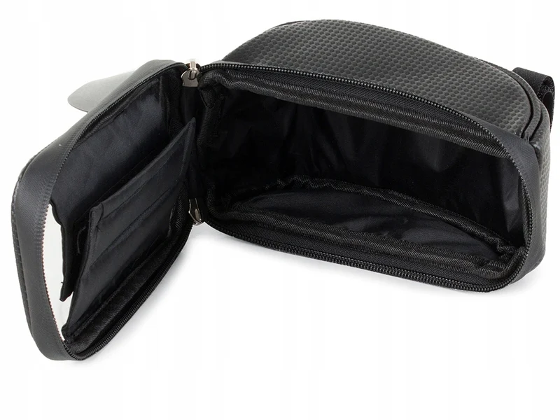 Stuurtas Fiets Met Telefoonhouder 1,6 Liter Zwarte Tas